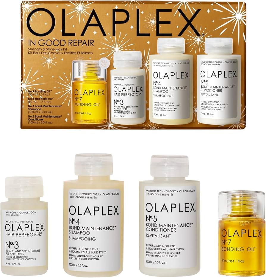 Olaplex In Good Repair Strength & Shine Hair Kit – Hair Repair, Strengthening & Shine Treatment