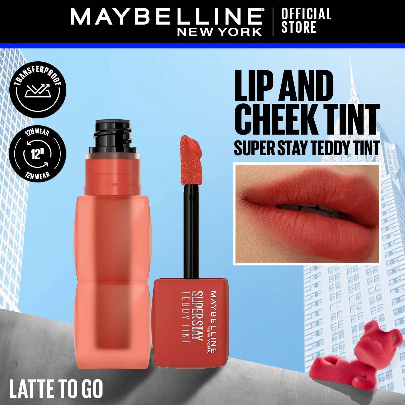Maybelline Superstay Teddy Tint | Long-lasting Lip Stain - Maybelline New York