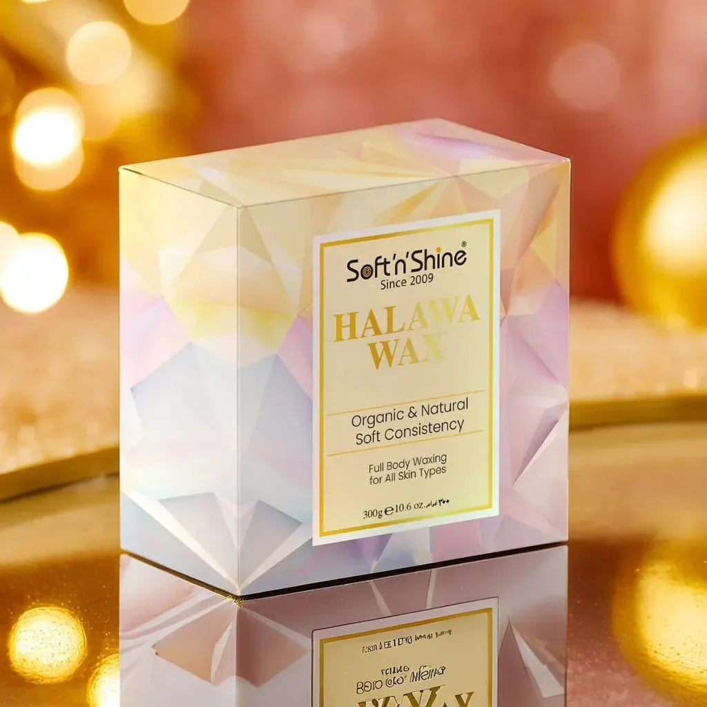 Soft & Shine HALAWA WAX 300g Tin Packaging With Applicator Card