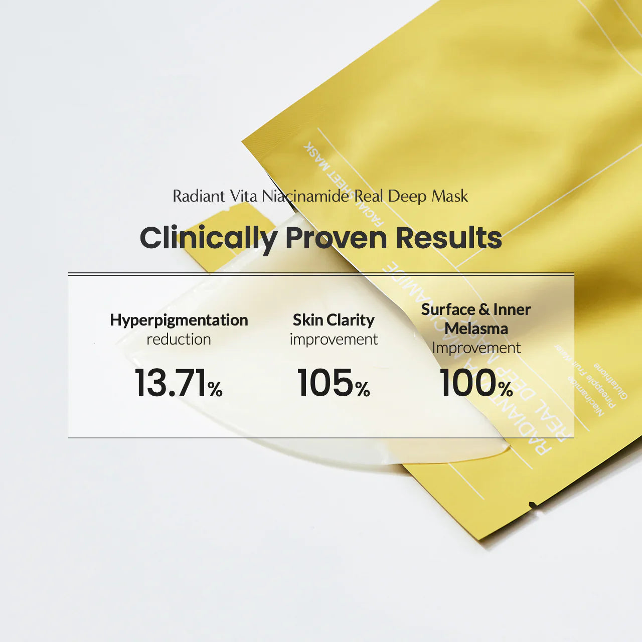 Biodance Radiant Vita Niacinamide Real Deep Sheet Mask – Brightening & Hydrating Korean Skincare
