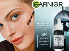 Garnier Pure Active AHA BHA Charcoal Serum-30ML