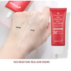 Medicube Red Moisture Real Sun Cream 50ml | SPF 50+ Hydrating Sunscreen