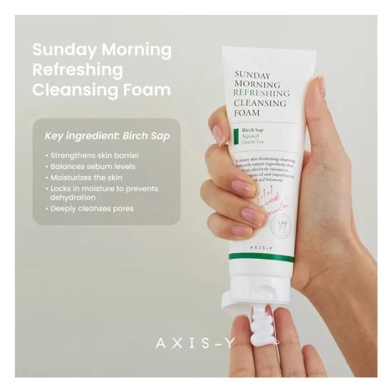 AXIS-Y Sunday Morning Refreshing Cleansing Foam-120ML