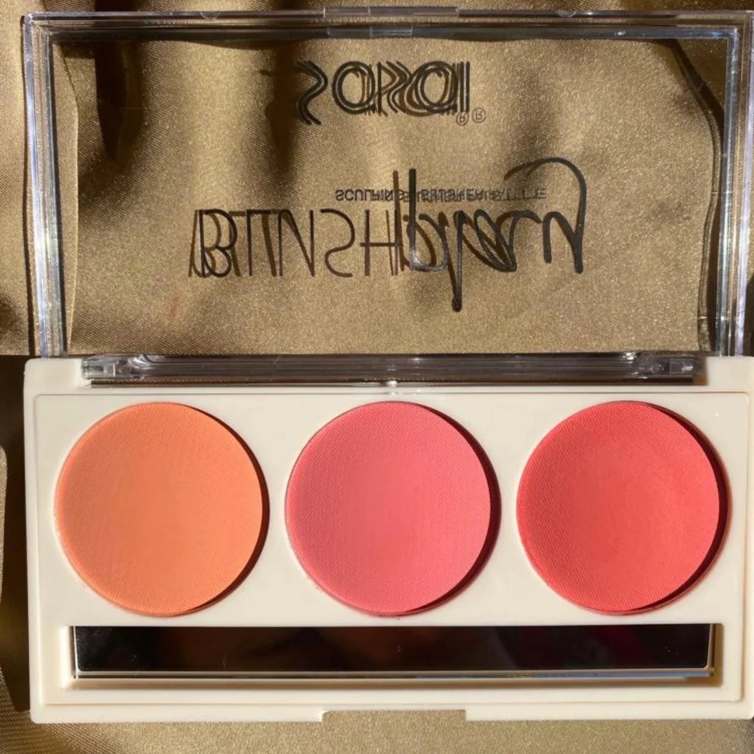 SASA 3 Colours Blush/Highlighter Palette