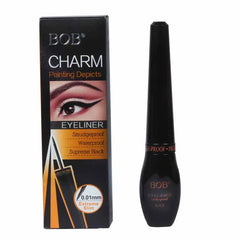 Bob Charm Painting Depicts Eyeliner Black