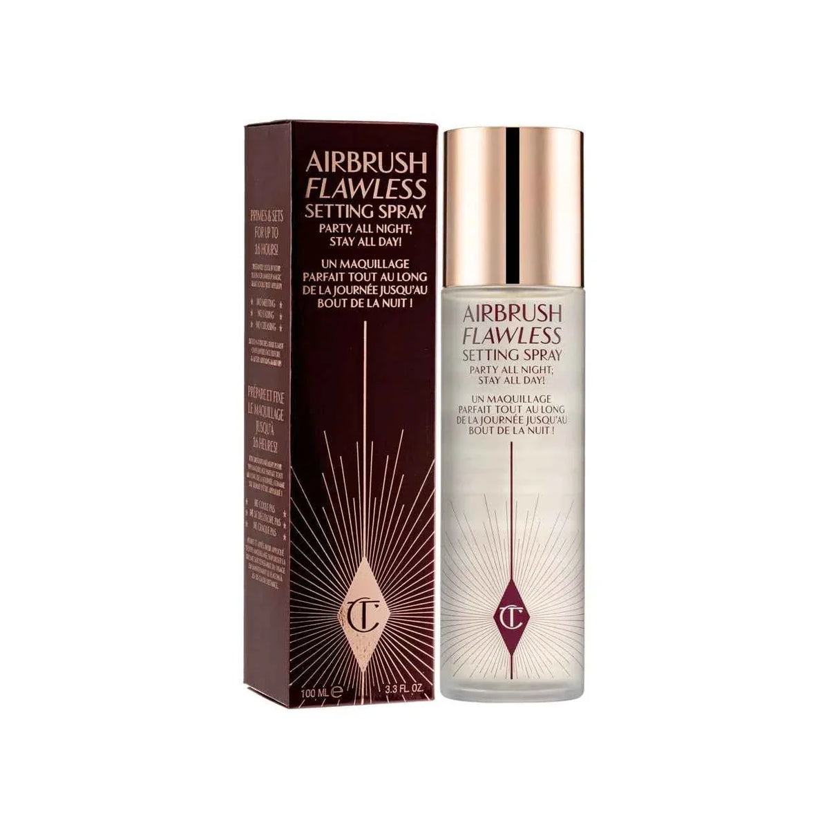 Charlotte Tilbury Airbrush Flawless Setting Spray 100ml | Long-Lasting Makeup Fixer