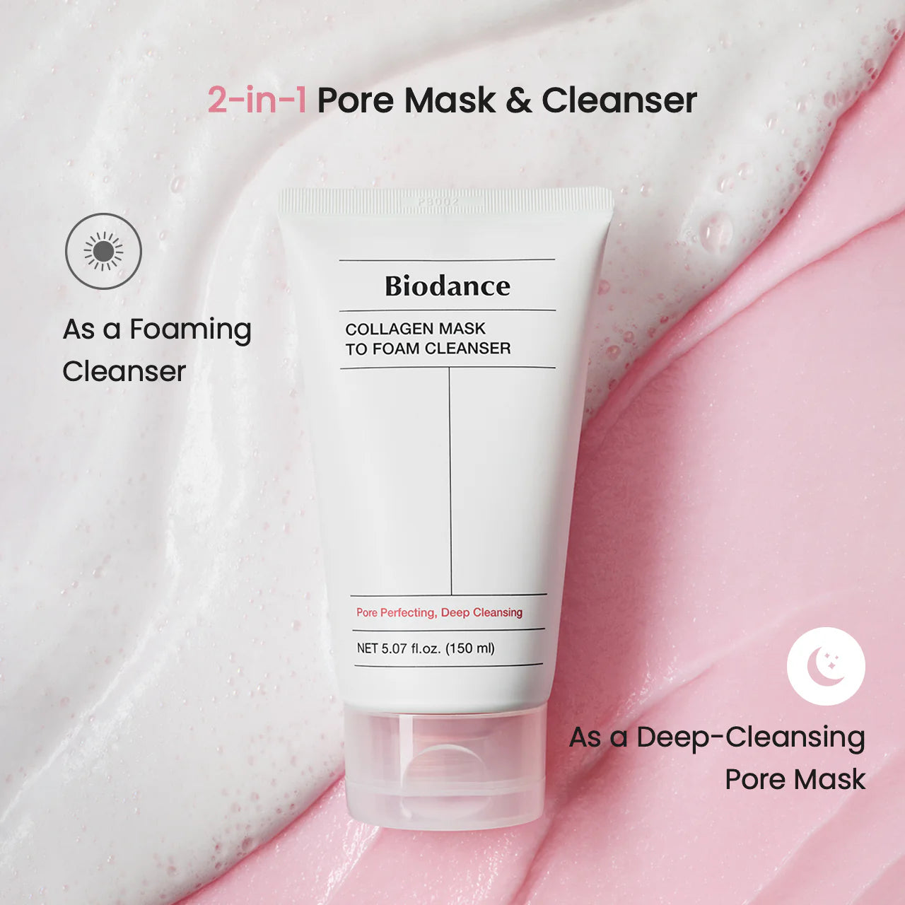 Biodance Collagen Mask To Foam Cleanser 150ml | Deep Cleansing & Firm Skin