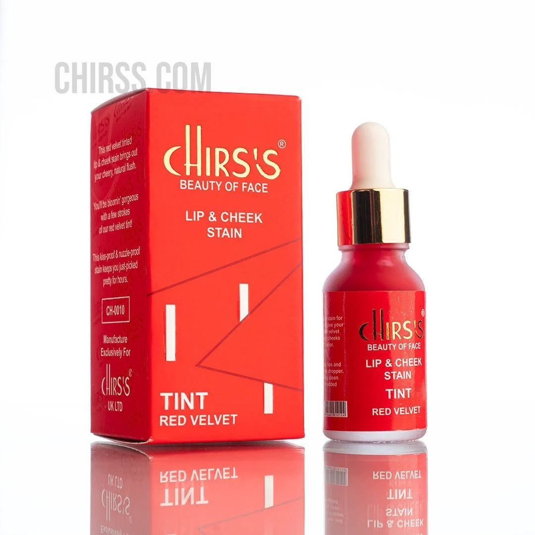 Chirs's Lips & Cheek Stain Tint - Red Velvet