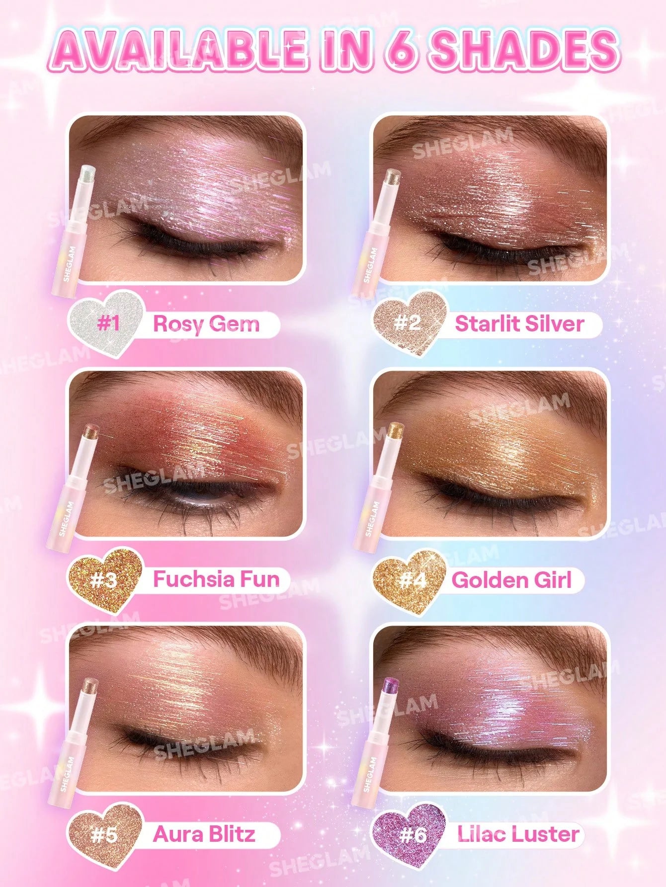 SHEGLAM Crystal Jelly Glaze Stick – Ultra-Shiny Hydrating Lip & Cheek Glow