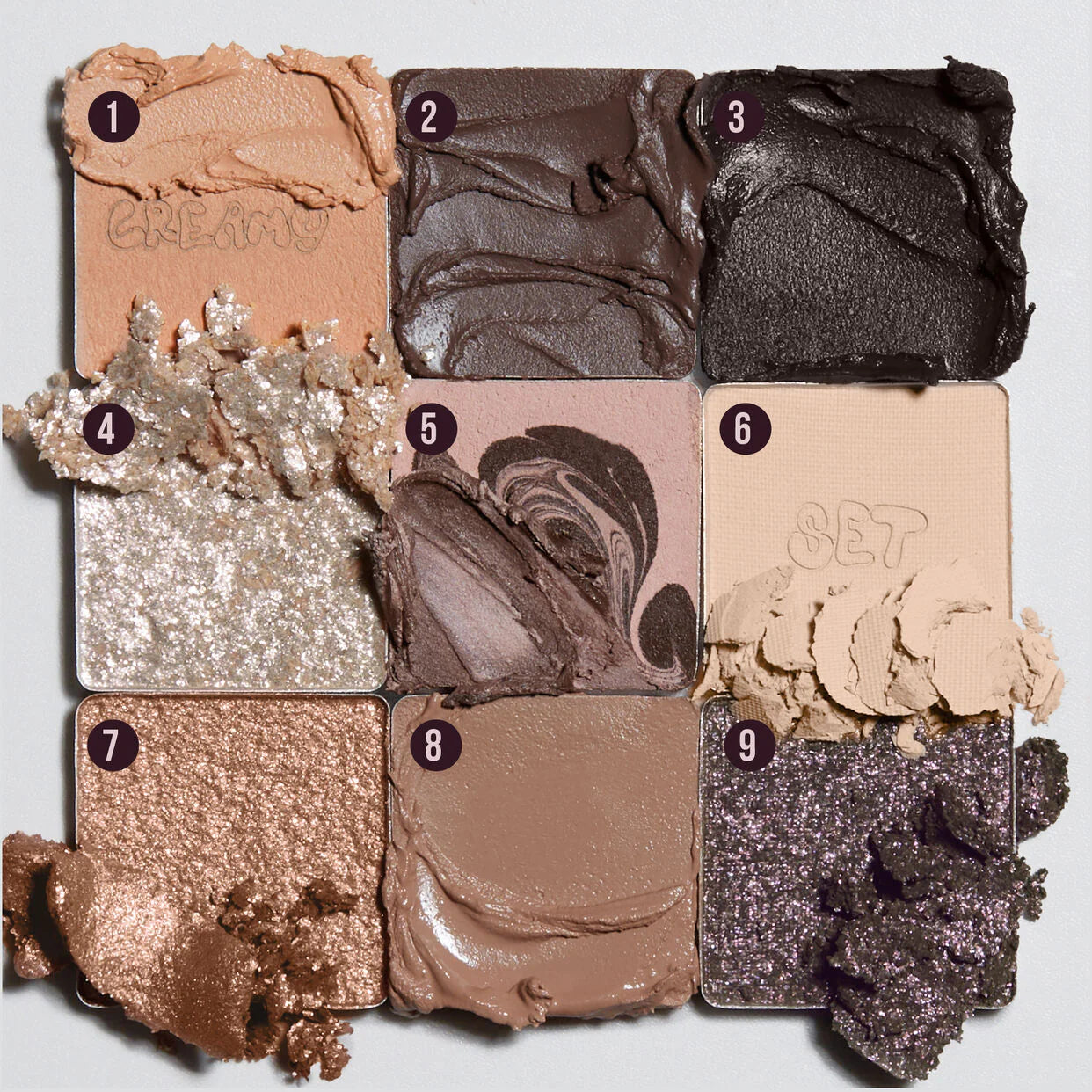 HudaMoji Creamy Obsessions Eyeshadow Palette Neutral Brown-1