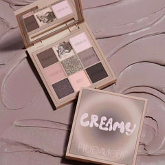 HudaMoji Creamy Obsessions Eyeshadow Palette Greige-2