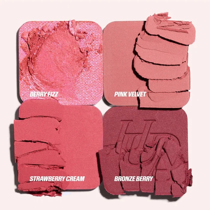 HUDA BEAUTY Blush Filter Blurring Blushlighters Palette – Rose Berry