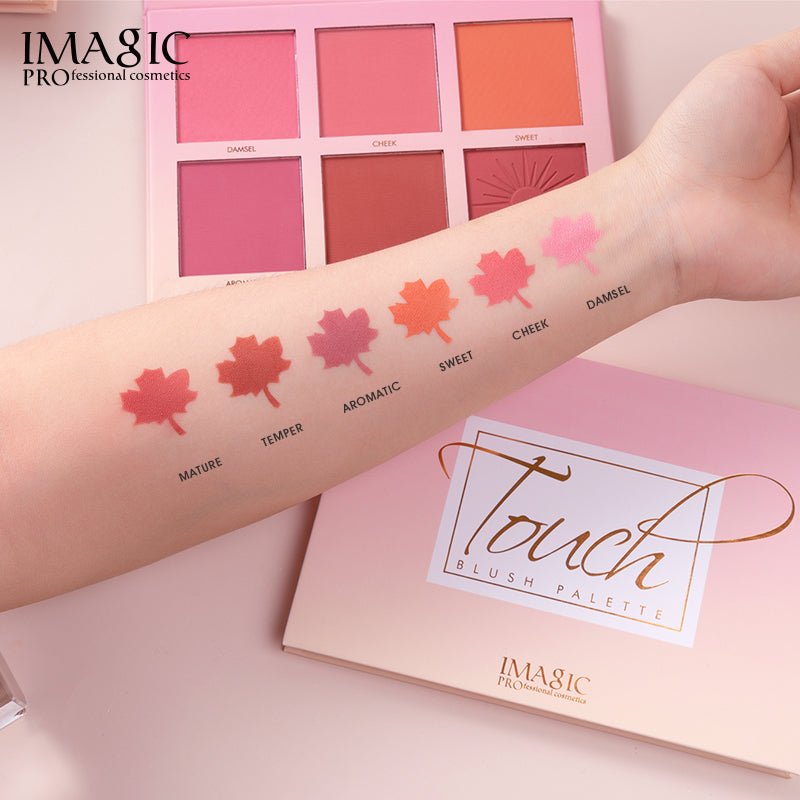 Imagic 6 Colour Touch Blush-on Palette