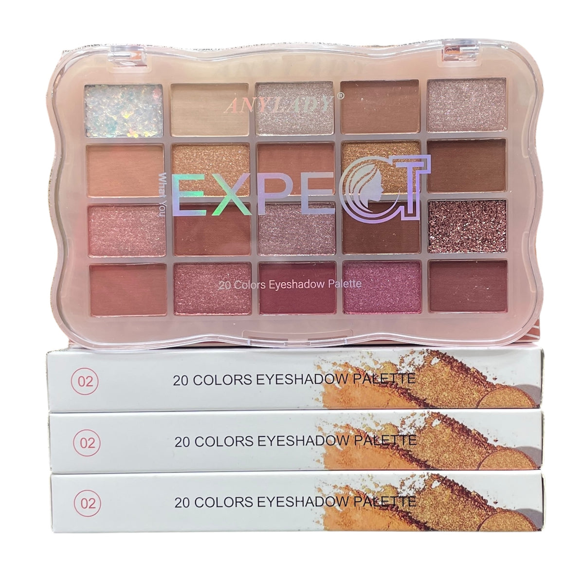 Any Lady What You Expect 20 Colors Eyeshadow Palette-02