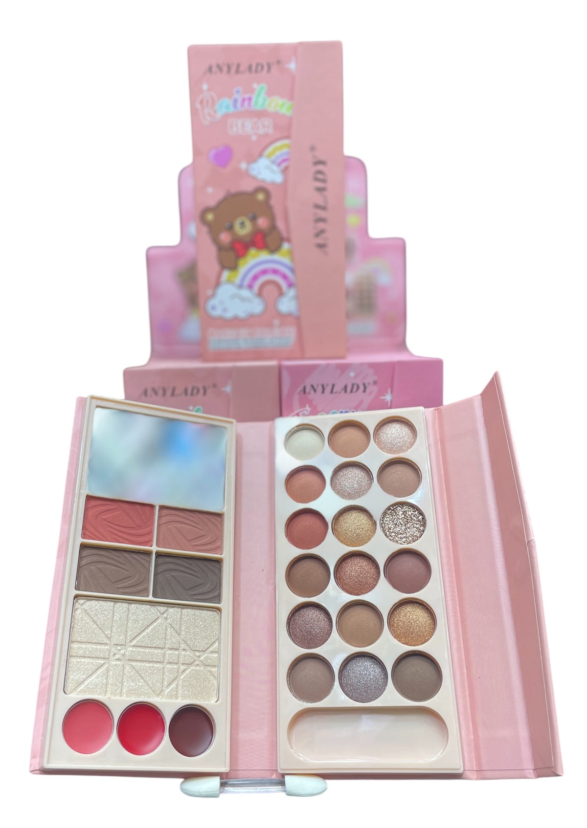 Any Lady Rainbow Bear All In 1 Makeup Kit