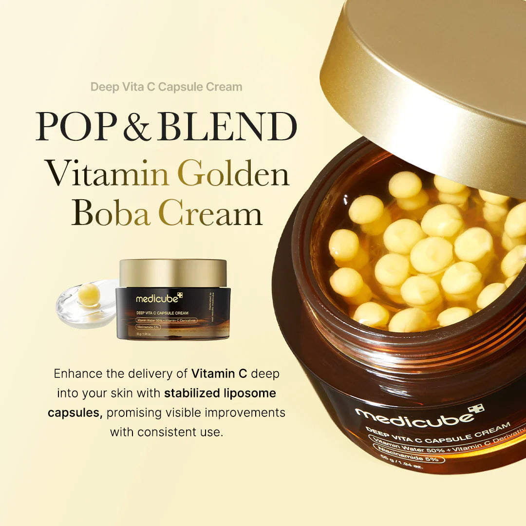 Medicube Deep Vitamin C Capsule Cream 55g – Glow & Brighten Skin
