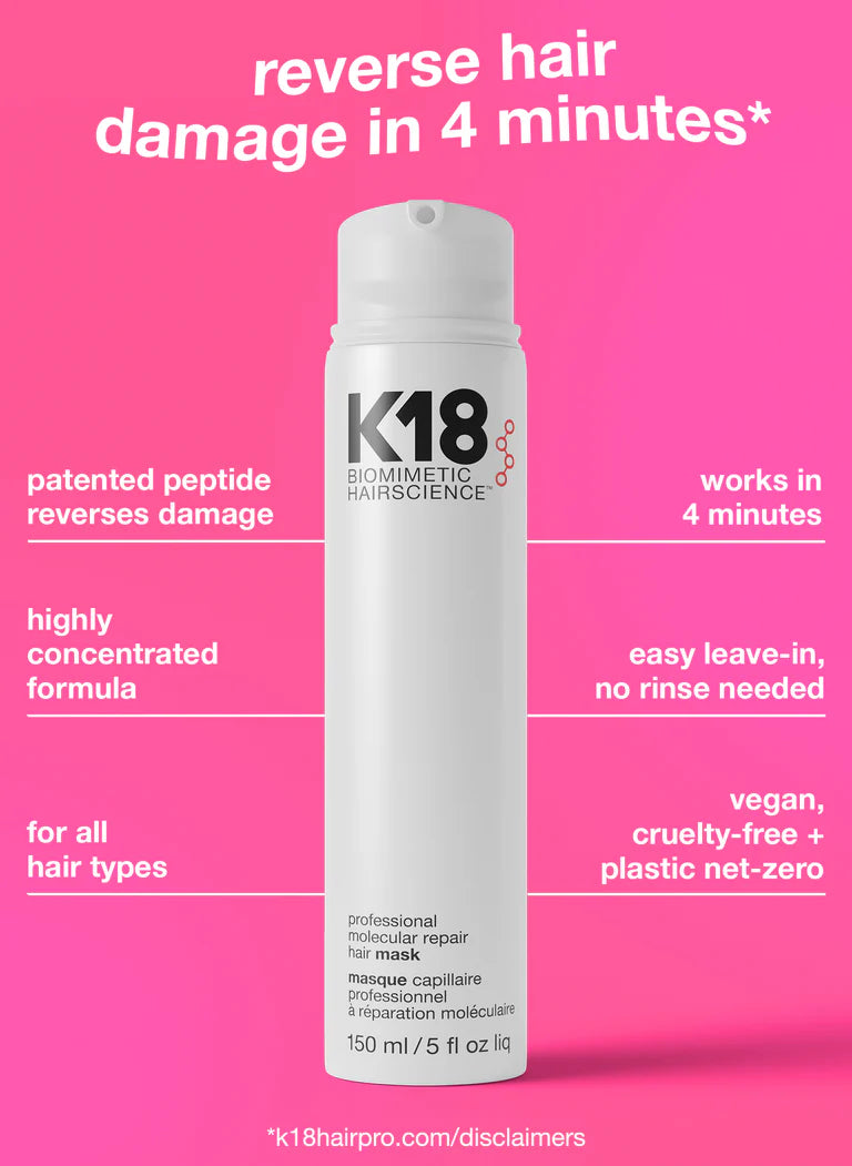 K18 Leave-In Molecular Repair Hair Mask 150ml | Deep Hair Repair