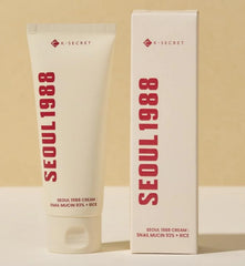 K-Secret Seoul 1988 Snail Mucin 93% + Rice Cream 100g – Hydrating & Brightening Korean Moisturizer