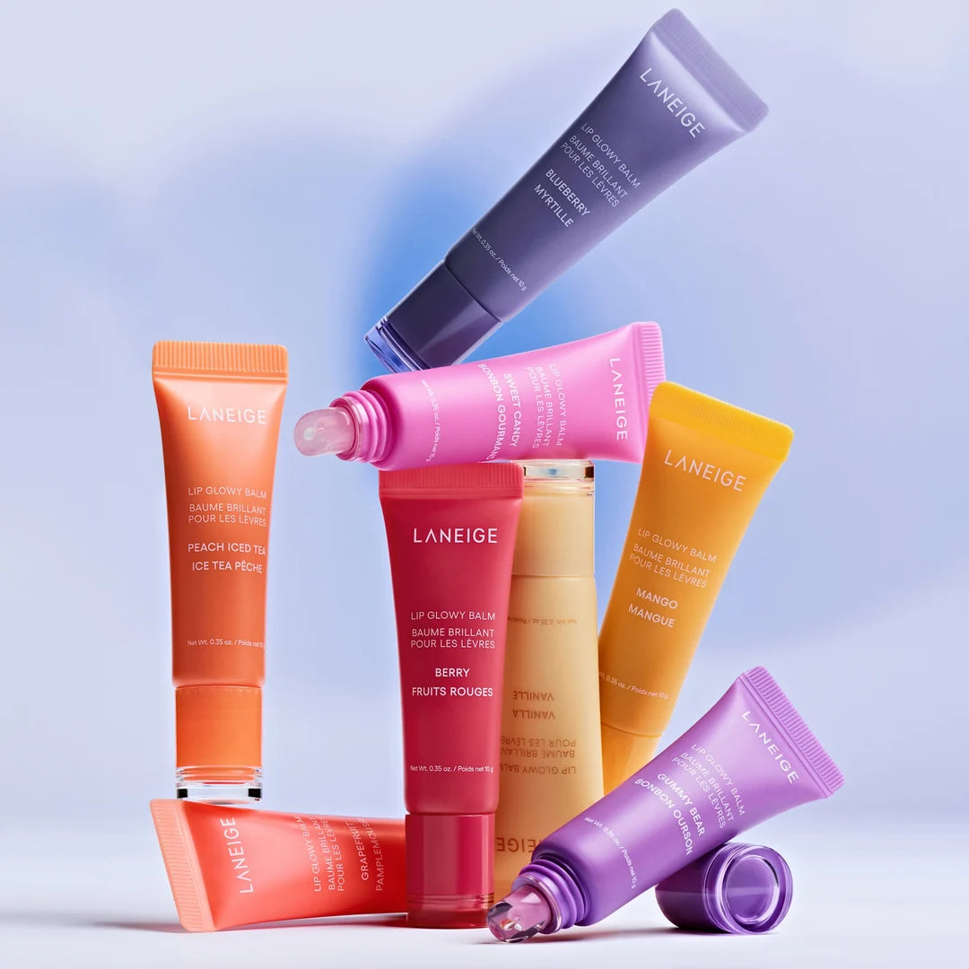 Laneige Lip Glowy Balm 10g – Taro Bubble Tea | Hydrating Lip Balm & Gloss