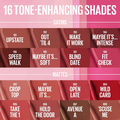 Maybelline Moisturizing Serum Lipstick Matte