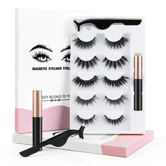 Magnetic Eyeliner Eyelashes Suit Beauty Belongs To You (5 Pairs)