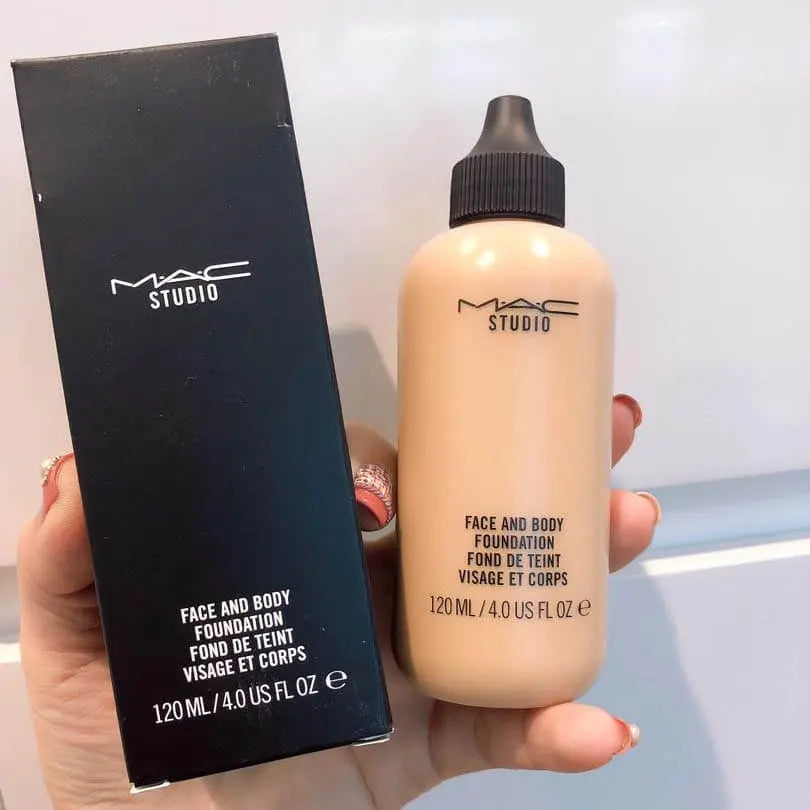 MAC Studio Face And Body Foundation 120ML – Lightweight, Natural Radiance, Long-Lasting Coverage