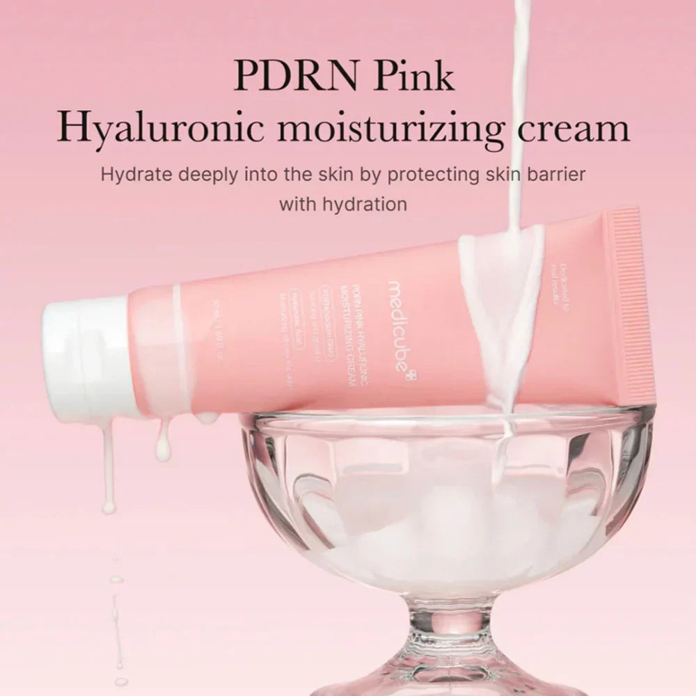 Medicube PDRN Pink Hyaluronic Moisturizing Cream 50ml | Deep Hydration & Repair