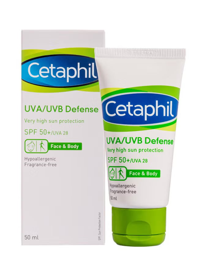 Cetaphil UVA/UVB Defence Sun Cream SPF 50+ 50ml