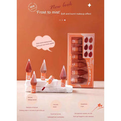 Heng Fang Non Stick Cup Mist Lip Gloss 6 Pcs Set