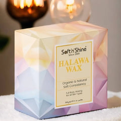 Soft & Shine HALAWA WAX 300g Tin Packaging With Applicator Card