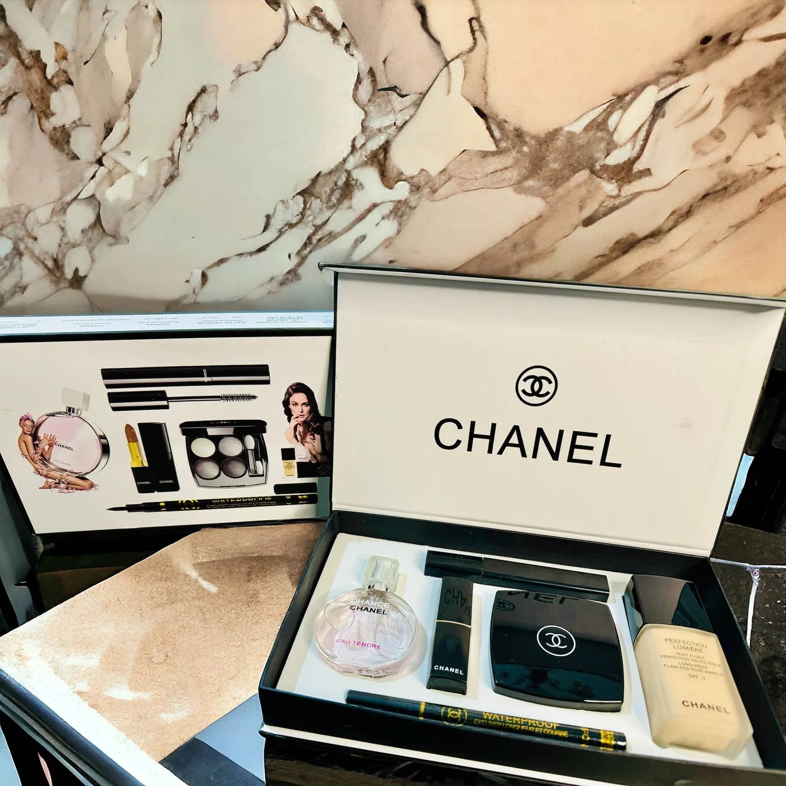 Chanel 6 In 1 Gift Set Of Cosmetics – Fulglow Chanel 6 In 1 Gift Set Of Cosmetics – Fulglow
