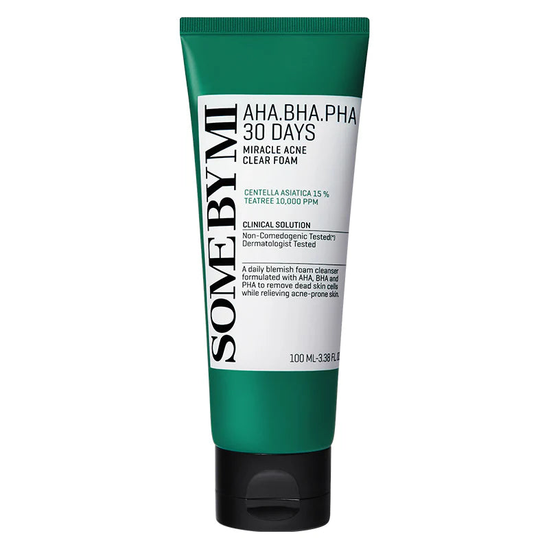 Some By MI AHA.BHA.PHA Miracle Acne Clear Foam Face Cleanser