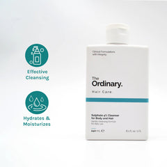 The Ordinary Sulphate 4% Shampoo Cleanser for Body & Hair-240ML