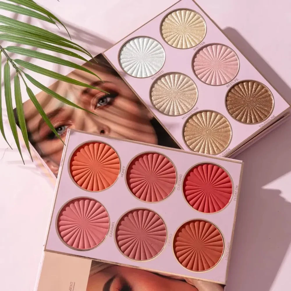 HUDAMOJI 5 Pages All-In-One Makeup Book Palette | Full Face Kit
