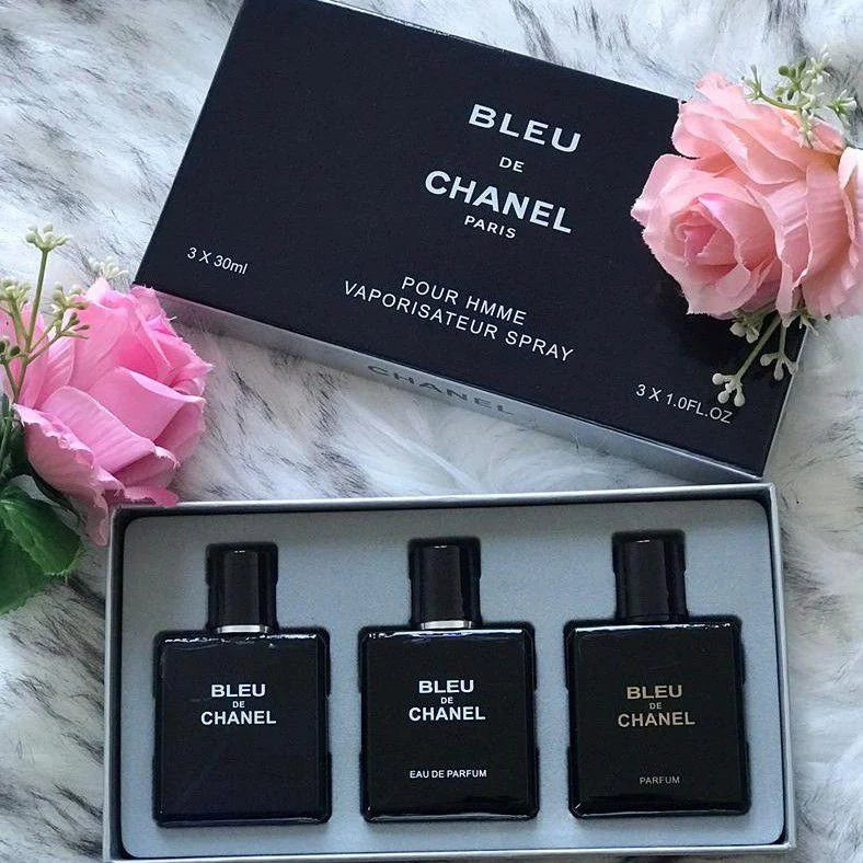Bleu De Chanel 3 in 1 Perfume Gift Set 30ml | Chanel Fragrance