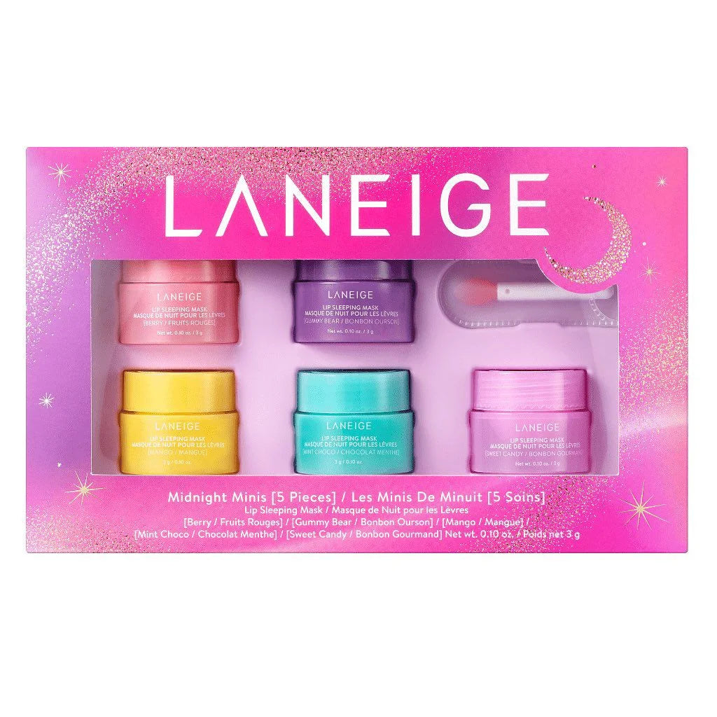 Laneige Midnight Minis Set – Hydrating Lip Sleeping Masks