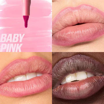 Huda Beauty Lip Contour Lip Stain Baby Pink – 12 Hour Long Wear