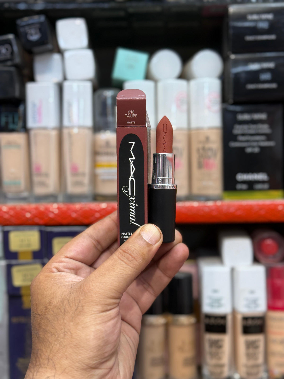 M·A·C XIMAL Silky Matte Lipstick Velvet Taupe 616 – Long Lasting Nude Matte Lipstick
