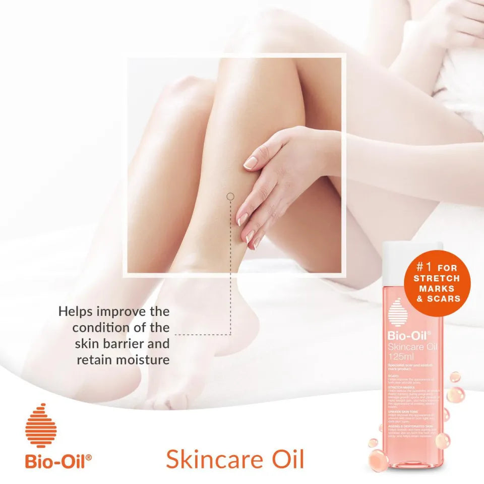 Bio-Oil Body Oil 200ml – Skincare Oil for Stretch Marks, Scars & Uneven Skin Tone