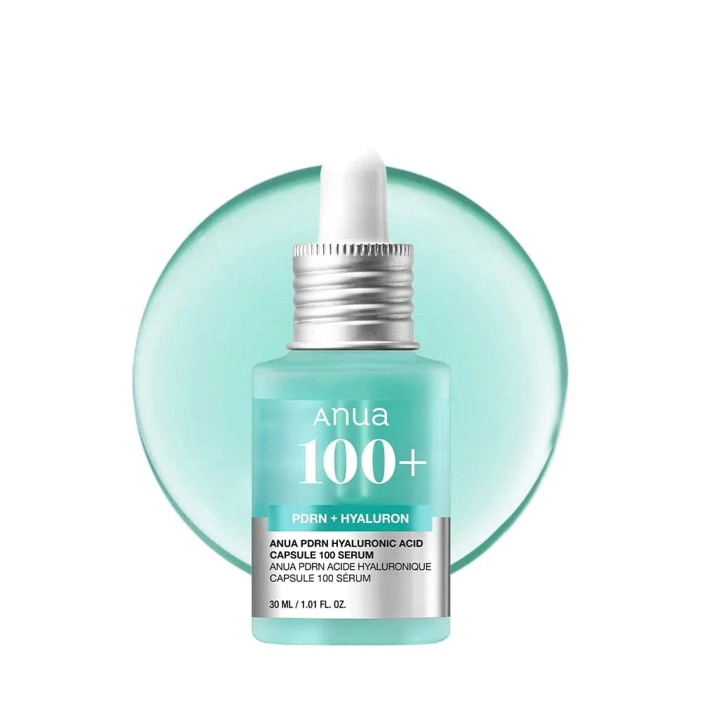 Anua PDRN + Hyaluronic Acid Capsule 100 Serum 30ml | Hydrating & Repairing Serum