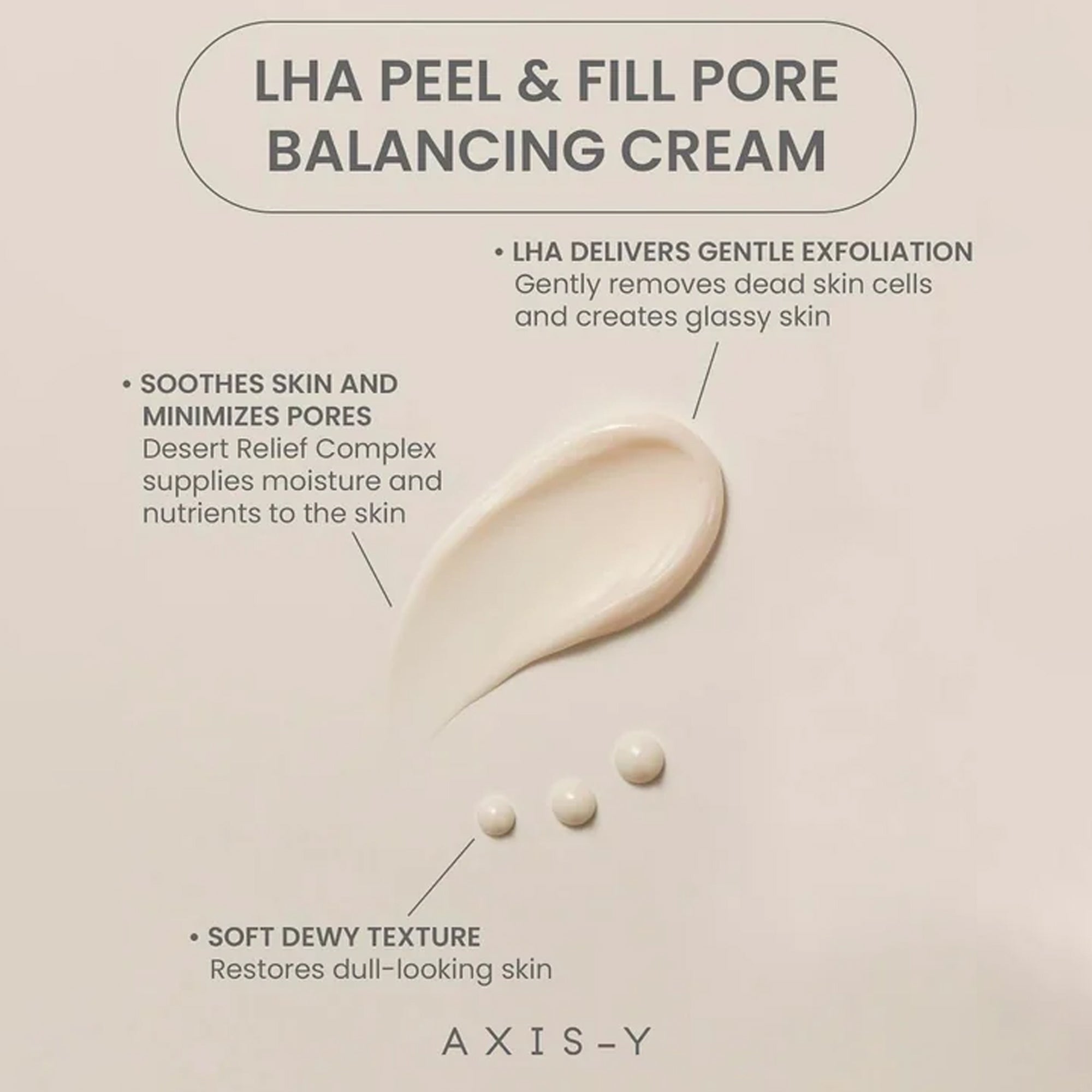 Axis-Y LHA Peel & Fill Pore Balancing Cream-50ml