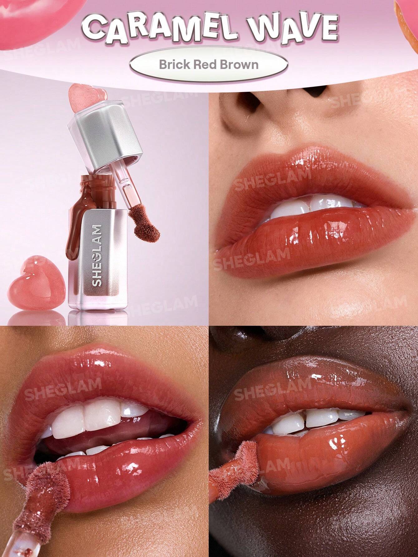 SHEGLAM Glass Lock Air Gloss 3.4ml | High-Shine Lip Gloss