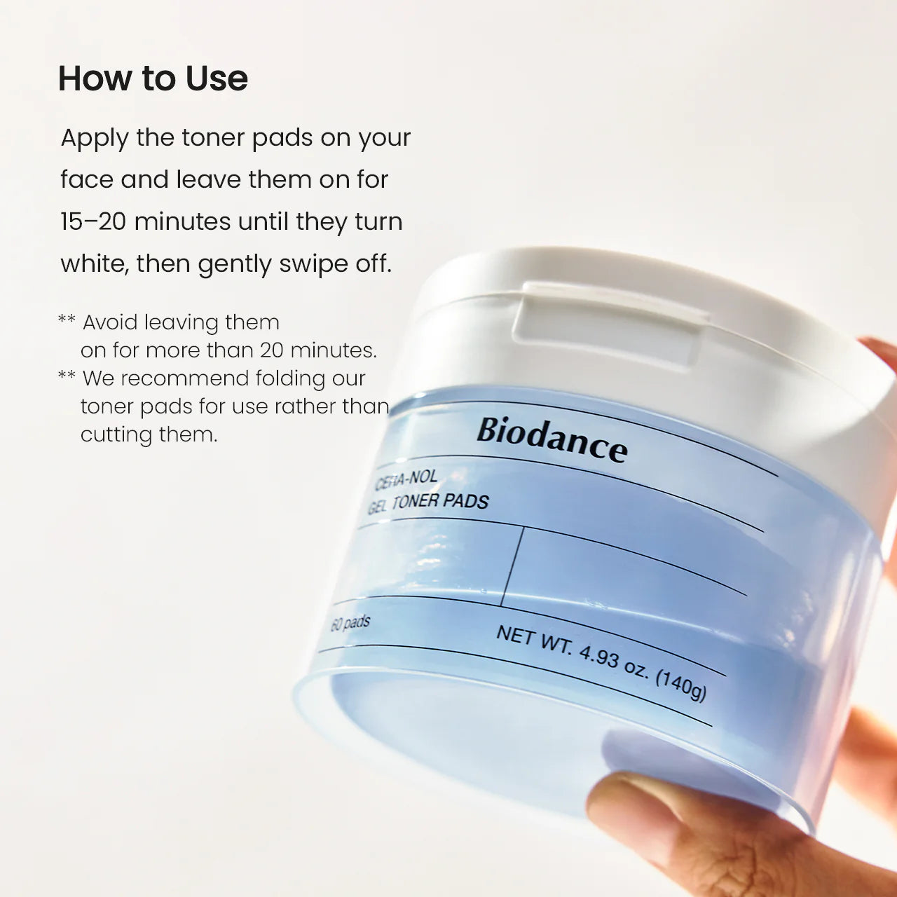 Biodance Cera Nol Gel Toner Pad – 60 Pads | Hydrating & Soothing Skincare