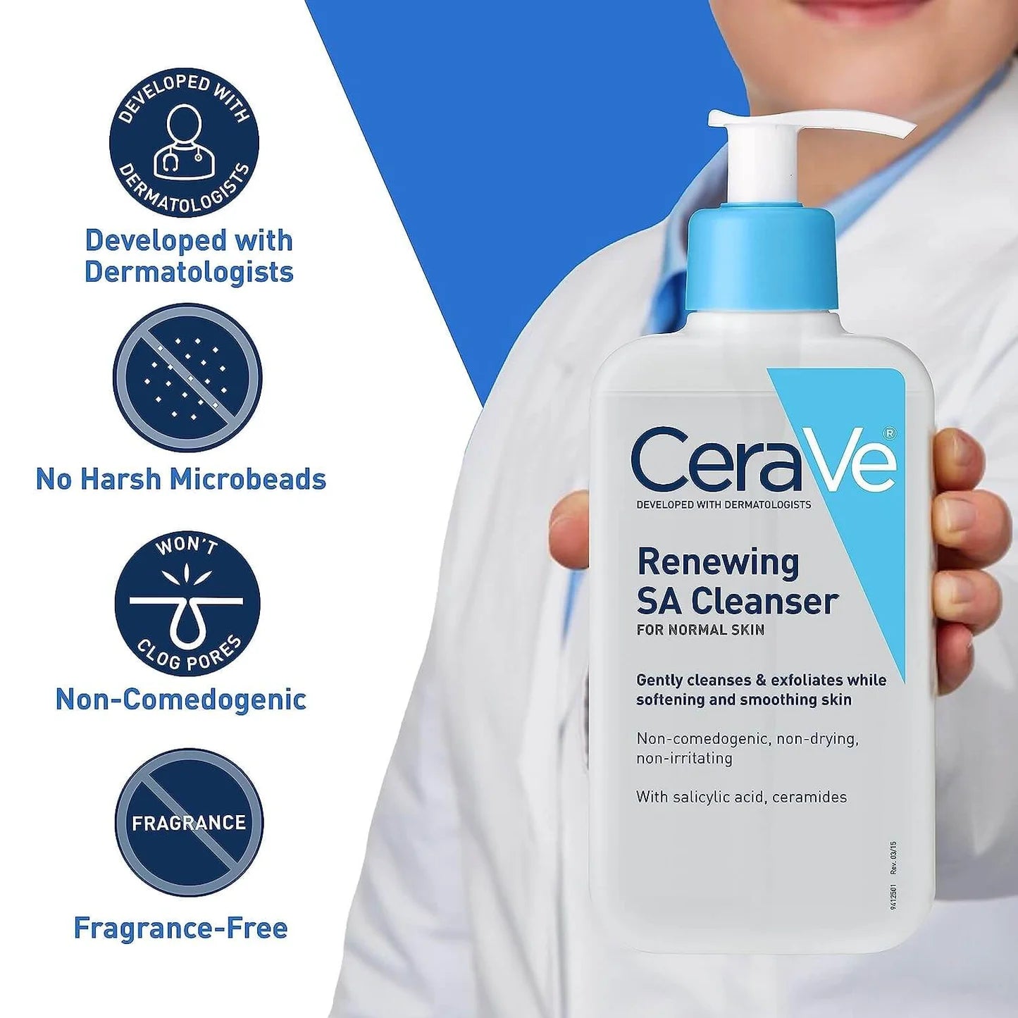 CeraVe Renewing SA Cleanser – 237ml