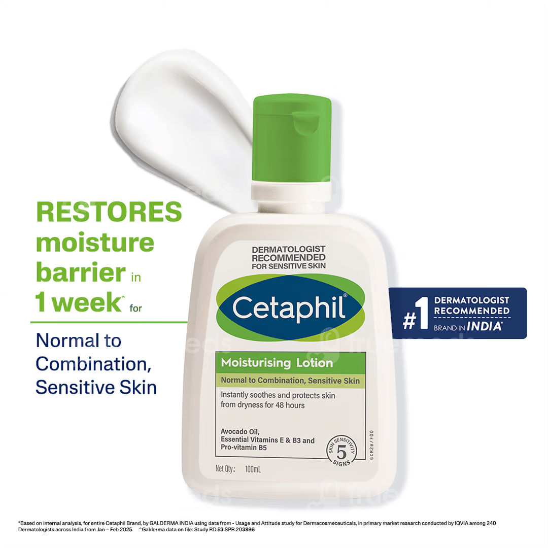 Cetaphil Moisturising Lotion 100ml for Dry & Sensitive Skin
