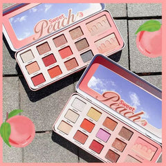 Biya 12 Colour Sweet Peach Eyeshadow