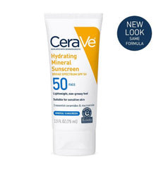 CeraVe Hydrating Mineral Sunscreen Face SPF 50-75ML