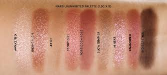 NARS Uninhibited Eyeshadow Palette – 9 Luxe Shades | Long-Lasting & Blendable