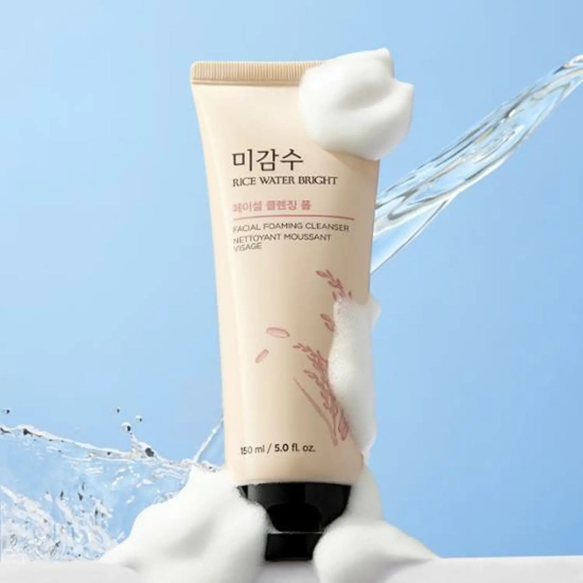 The Face Shop - Rice Water Bright Cleansing Foam 150ML (Korean)