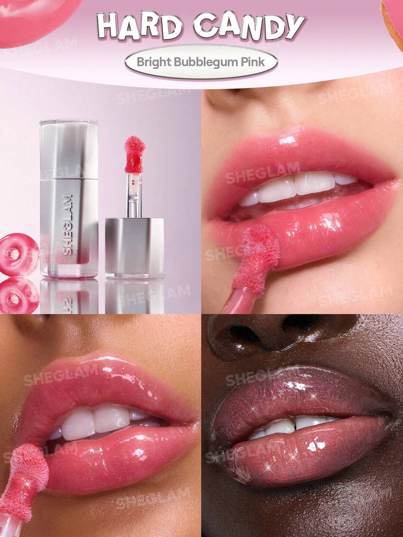 SHEGLAM Glass Lock Air Gloss 3.4ml | High-Shine Lip Gloss